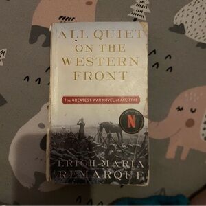 All Quiet on the Western Front Paperback - White, Black
